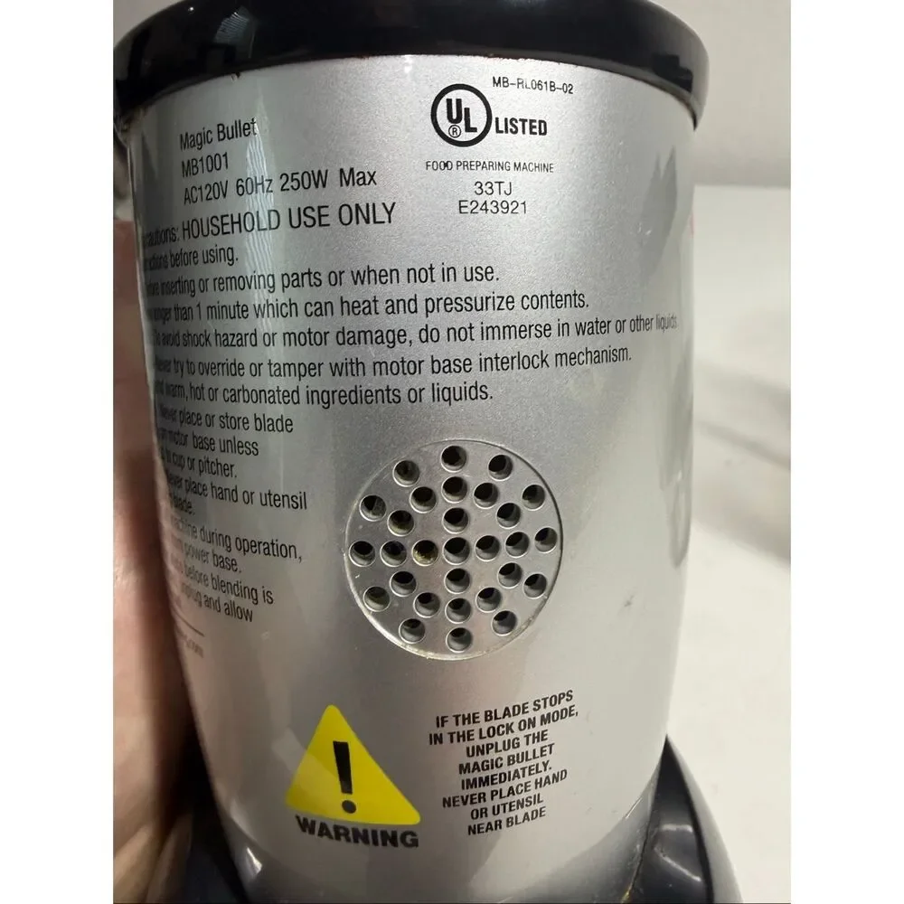 Magic Bullet Blender MB1001